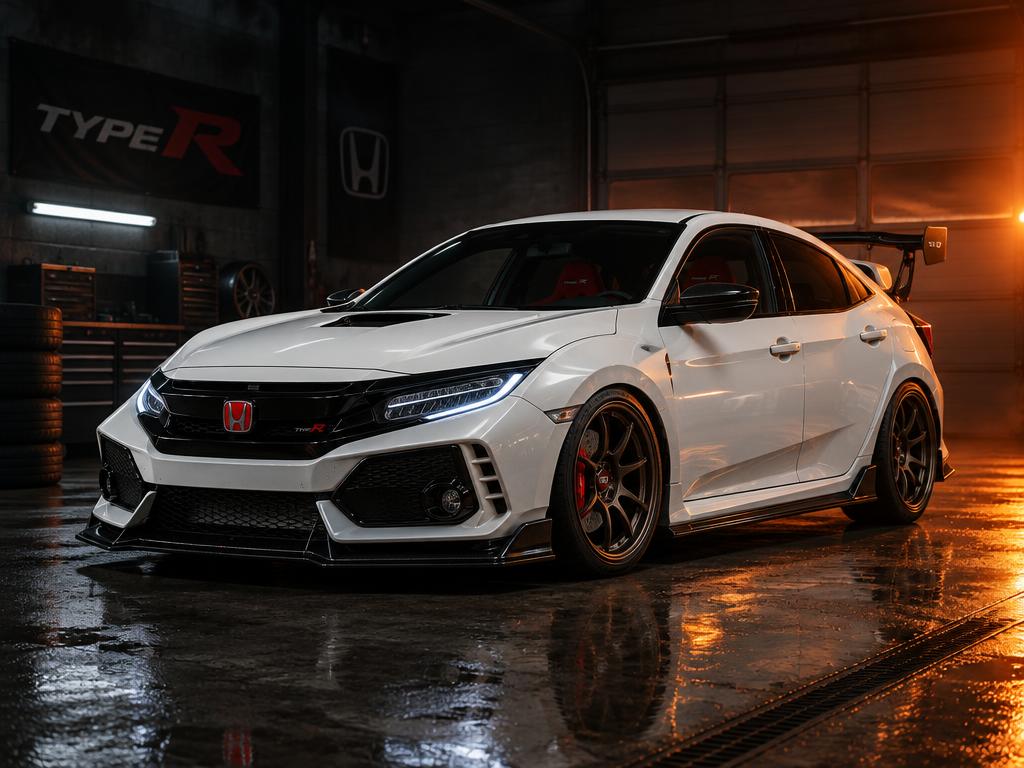 Modified Honda Civic Type R